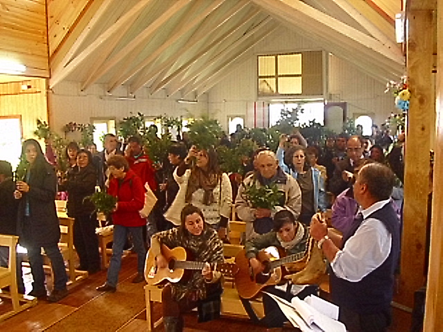 Domingo de Ramos en Fátima, Península Lacuy y Pacífico