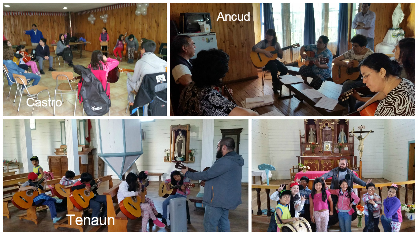 AREA SOCIAL DE LA DIOCESIS SAN CARLOS DE ANCUD SE ADJUDICA FONDOS PARA EJECUTAR TALLERES DE MUSICA EN ANCUD, DALCAHUE Y CASTRO