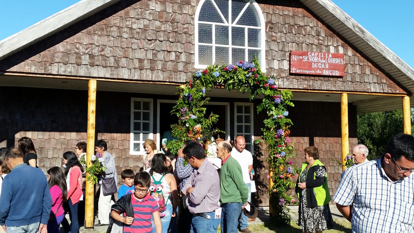 Fiesta a Nuestra Señora de Lourdes en Degañ