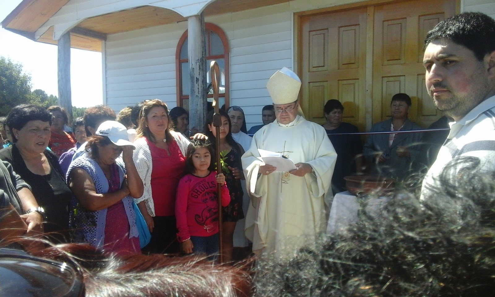 Bendición e inauguración de la Capilla de Terao Alto, Chonchi