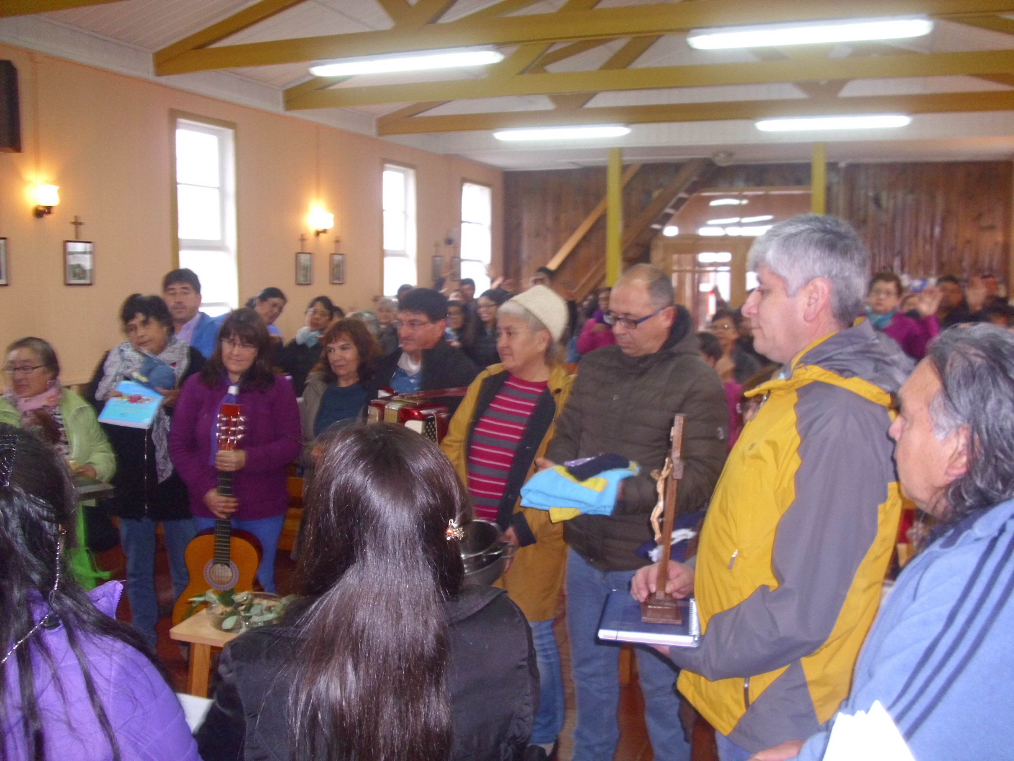 Visita de Jesús Nazareno y celebración del día del trabajo en Fátima Ancud