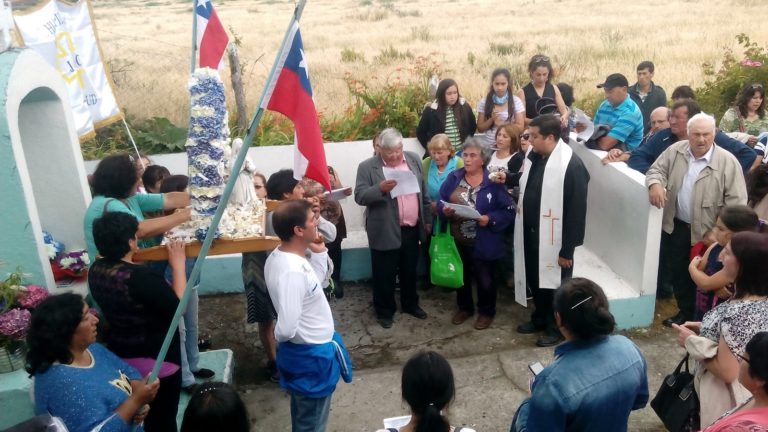 Fiesta de Lourdes en la Capilla de Guapilacuy, Ancud