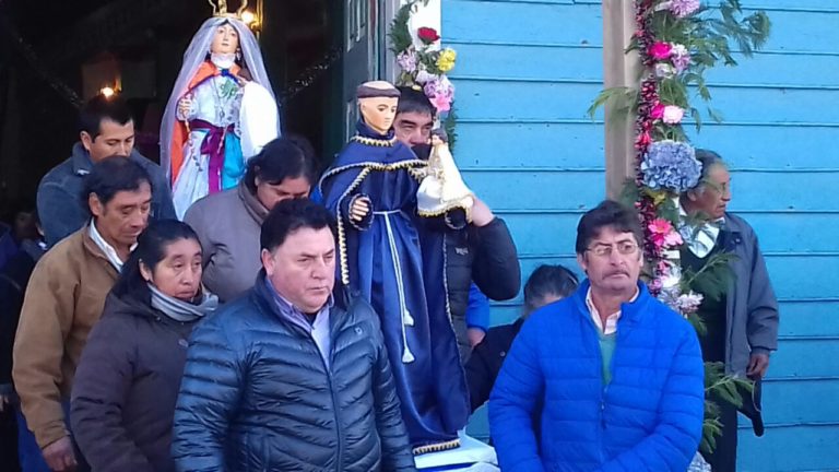 TERMINO DE LA NOVENA Y FIESTA PATRONAL A SAN ANTONIO DE PADUA, EN ISLA QUEHUI