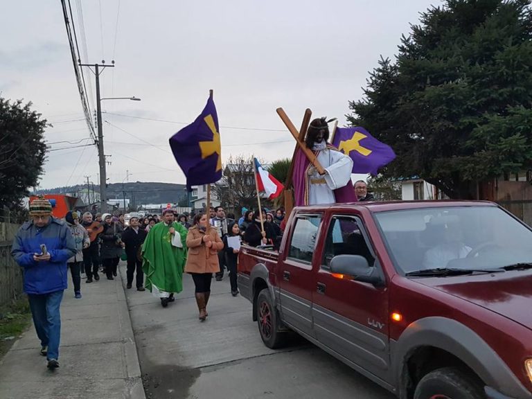 Jesús Nazareno peregrinó por las calles de Ancud