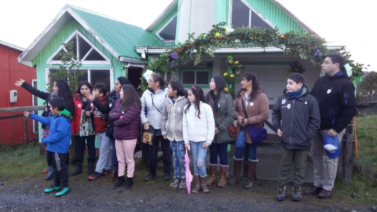 Visita de Jesús peregrino a la comunidad de Alcaldeo de Rauco