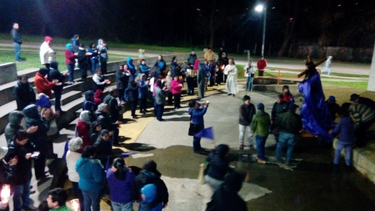 Visita y celebración de Jesús Nazareno en la Capilla Cristo Obrero