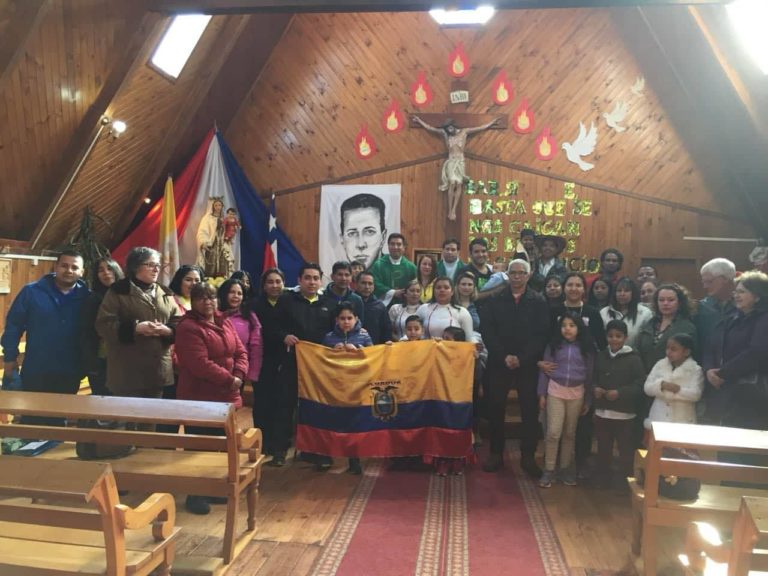 Celebración del día del Migrante en la Parroquia de Quellón