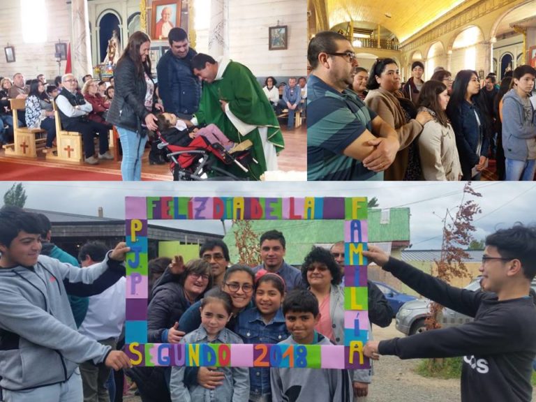 Fiesta de la familia se realizó por segunda vez en la Parroquia Juan Pablo II de Nercón