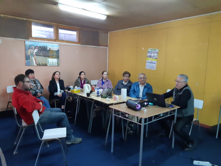 Talleres Bíblicos se están desarrollando de forma permanente en la Parroquia de Quemchi